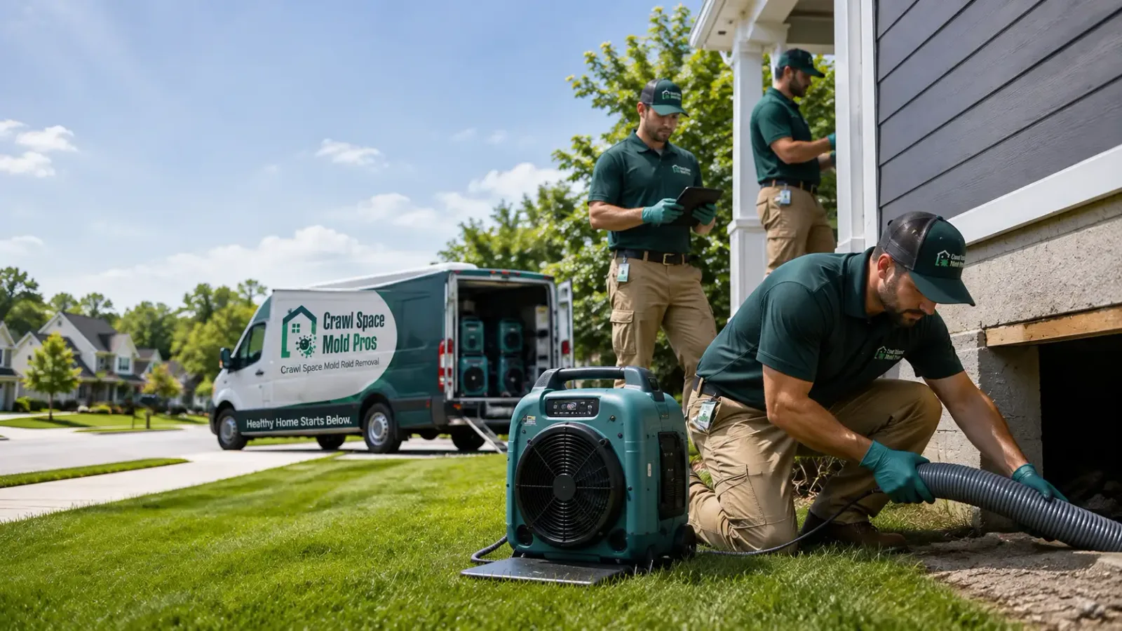 Crawl Space Mold Removal in Sciota, IL